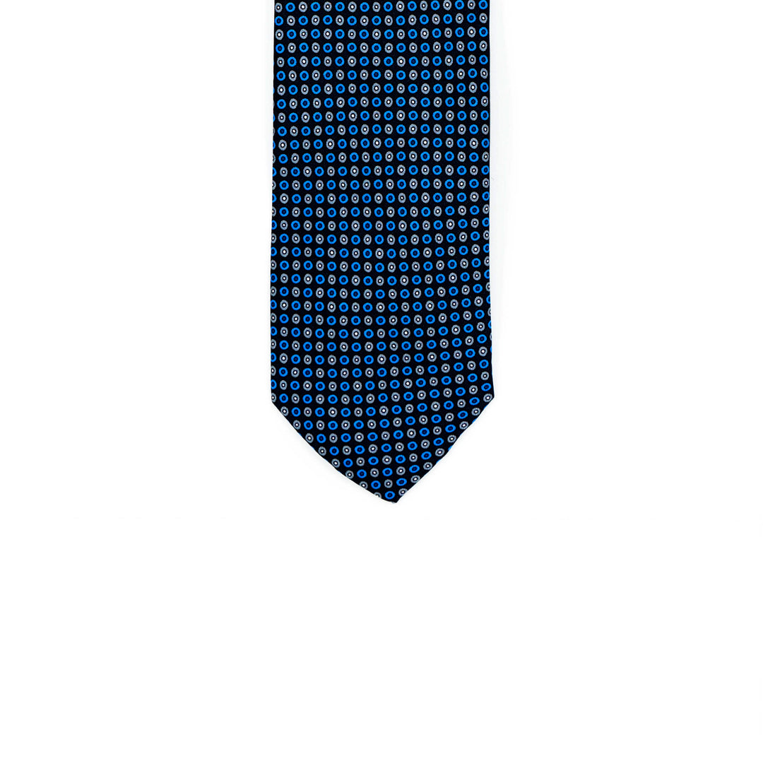 Cravatta Pois Azzurri e Grigi