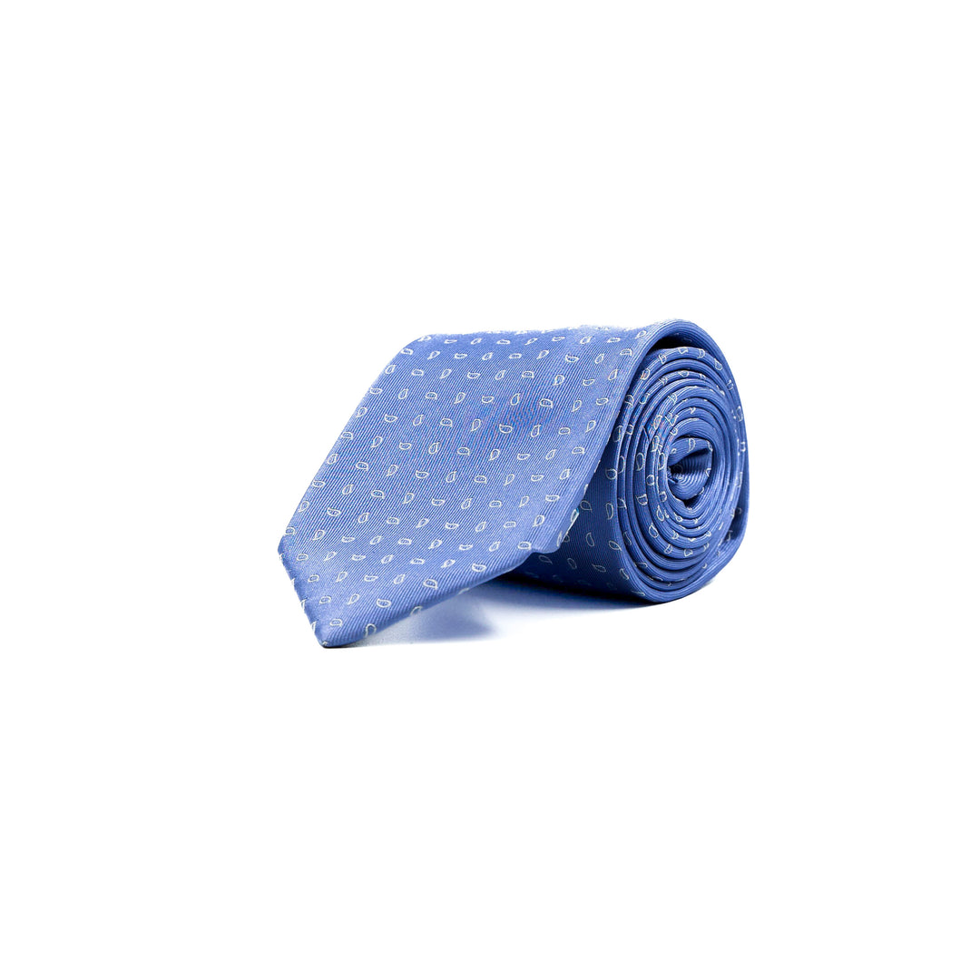Cravatta Azzurra Fantasia