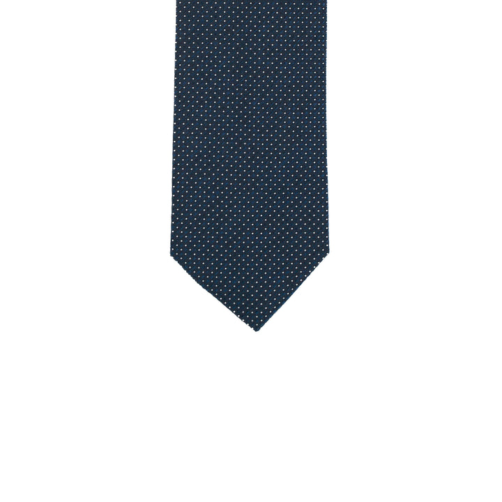 Cravatta Blue Scuro Reticolo